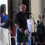 Richard Morrison sang the story of Robert Burns, Scotland's National Poet